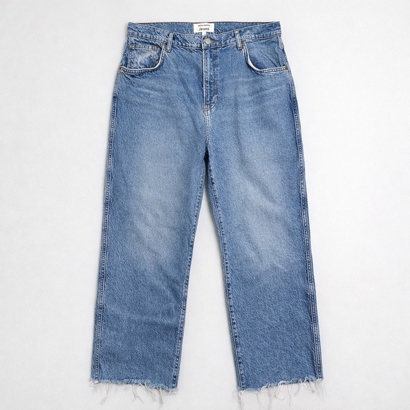 Reformation Jeans Val 90s Mid Rise Straight Leg Jeans Size 32 Colorado Wash - Picture 2 of 8